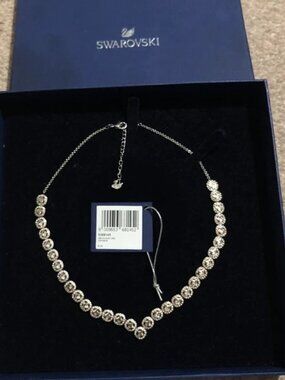 Swarovski angelic square necklace